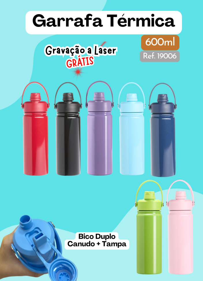 Garrafa Térmica 600ml