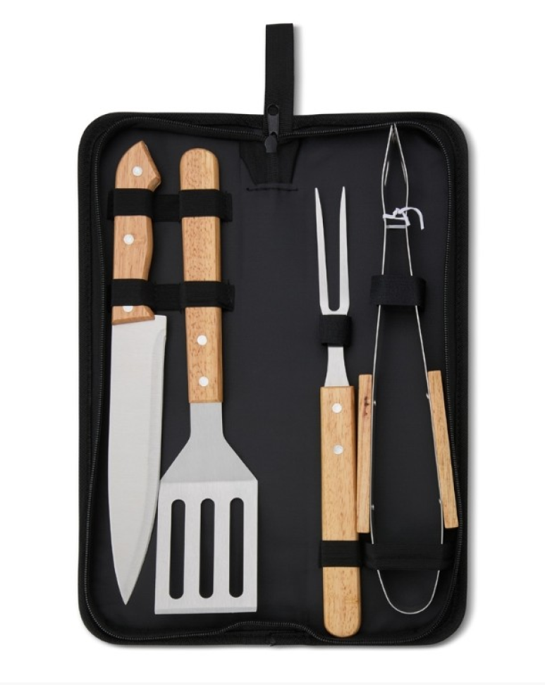 Kit Churrasco - 4 peças (Pegador) - Com estojo - #3