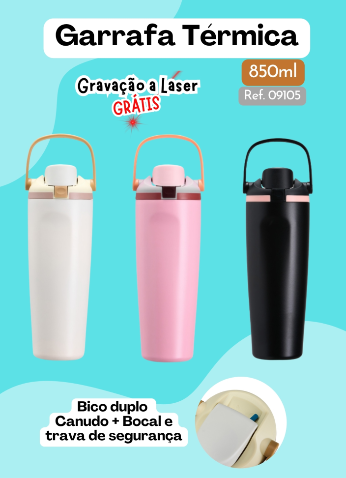 Garrafa Térmica 850ml