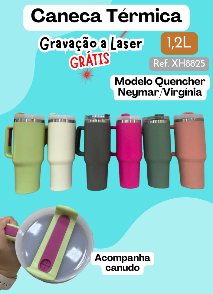 Caneca Térmica Quencher 1,2 Litros