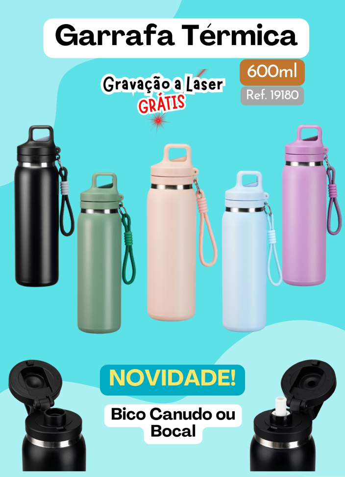 Garrafa Térmica 600ml