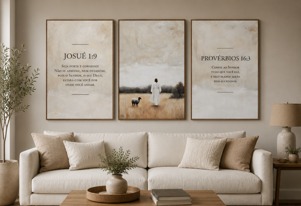 Quadro RELIGIOSO Josué 1:9