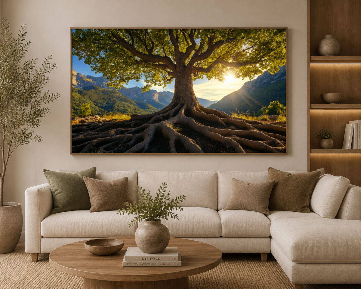 Quadro Árvore Paisagem