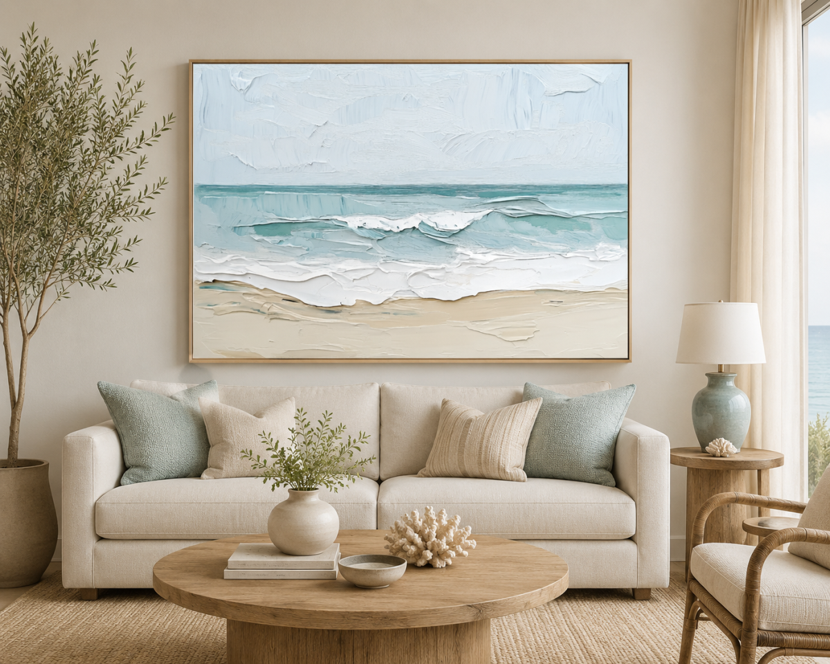 Quadro Praia Pintura