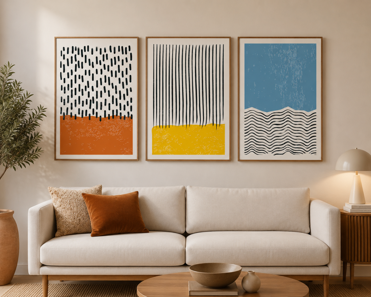 Trio de Quadros Cólor