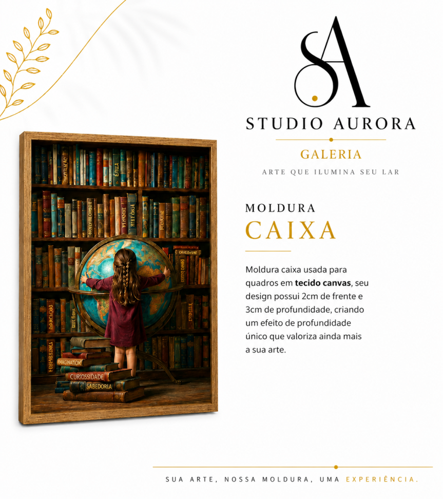 Quadro Abraçando o Conhecimento - #3