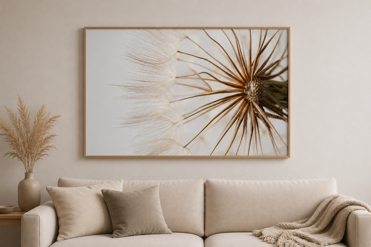 Quadro Dente de Leão Bronze