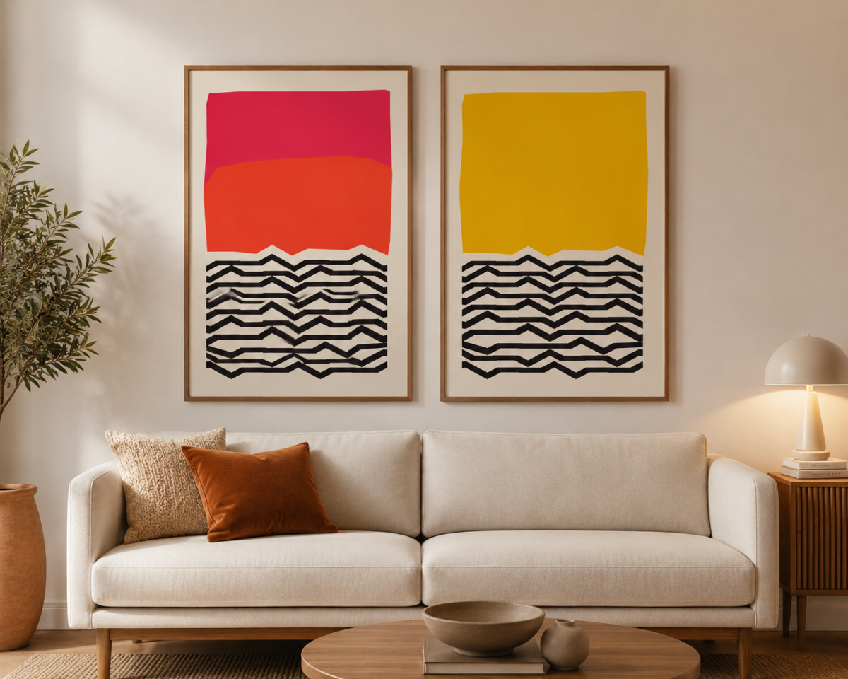 Dupla de Quadros Minimalista color