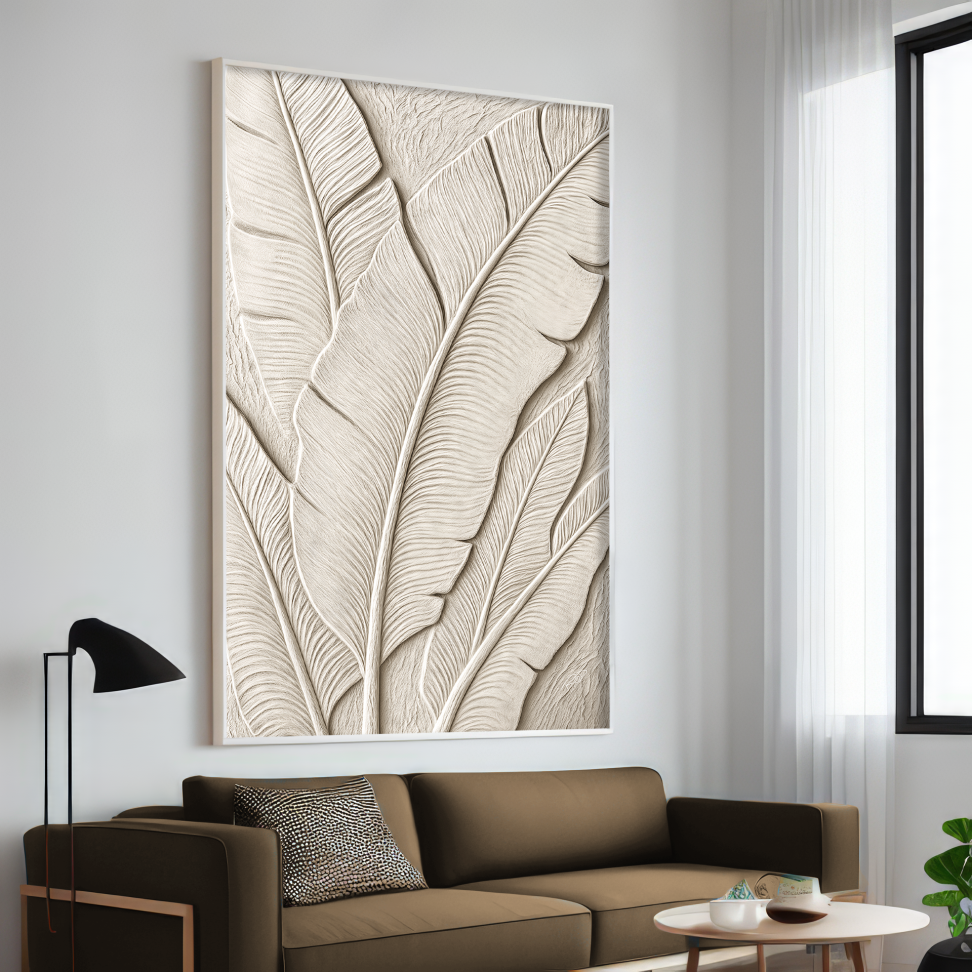 Quadro Folha 3D