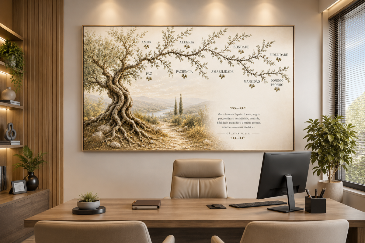Quadro Religioso Fruto do Espírito