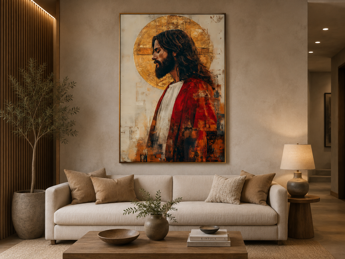 Quadro Cristo Perfil