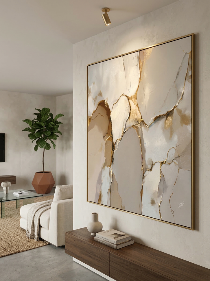 Quadro Abstrato Luxury