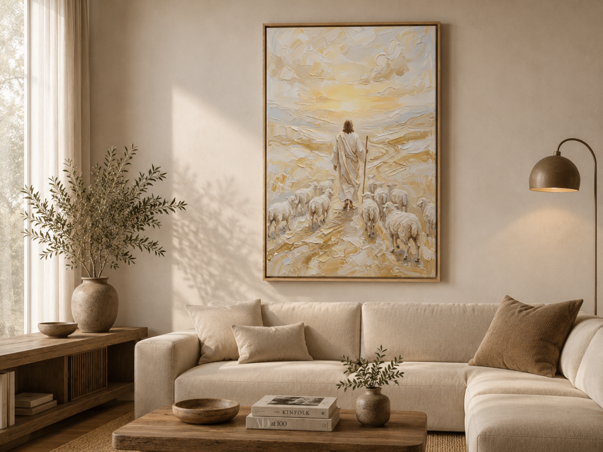Quadro Pastor Abstrato