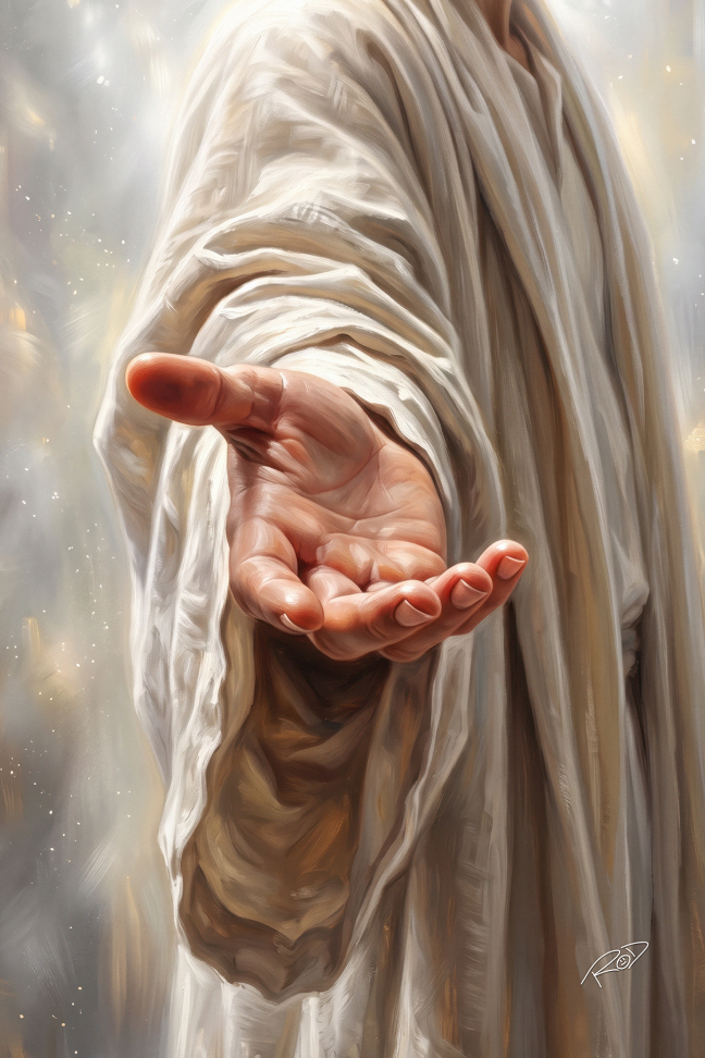 Quadro Jesus Hand