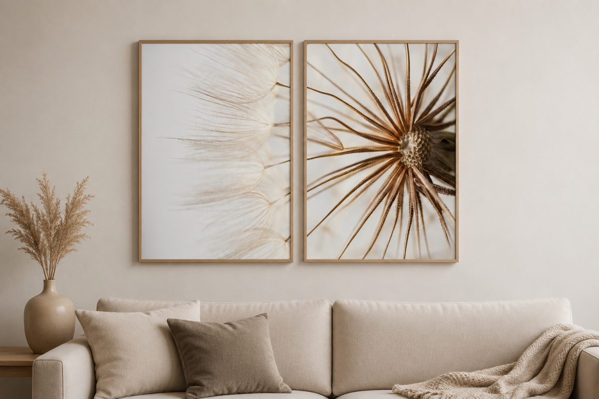 Quadro Dente de Leão Bronze