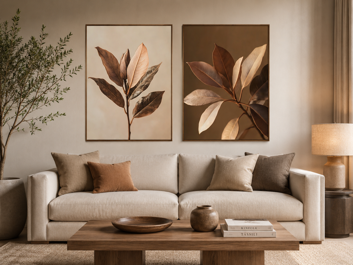 Dupla Folhas Bronze