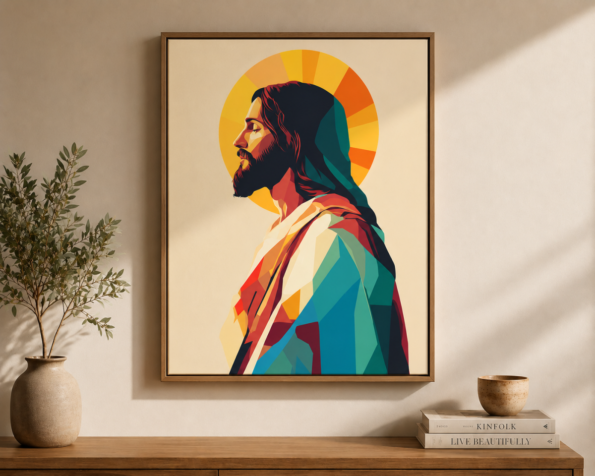 Quadro RELIGIOSO Cristo Abstarto
