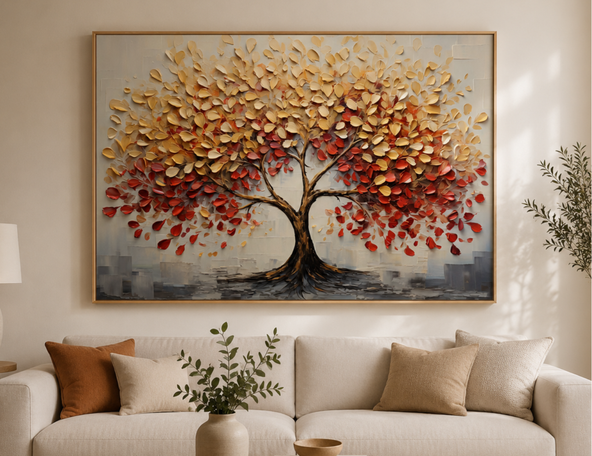 Quadro Árvore da Vida Espatulada