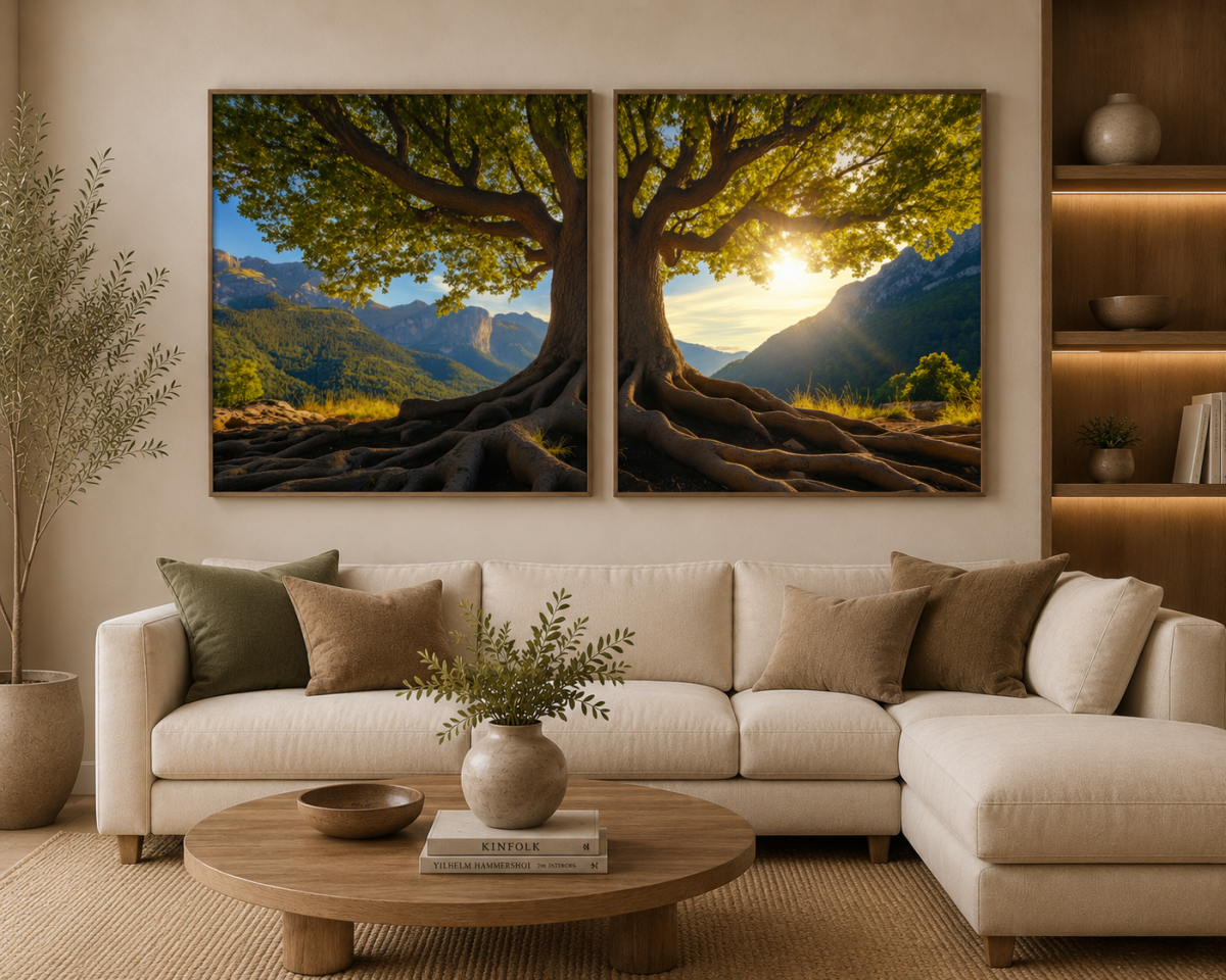 Quadro Árvore Paisagem