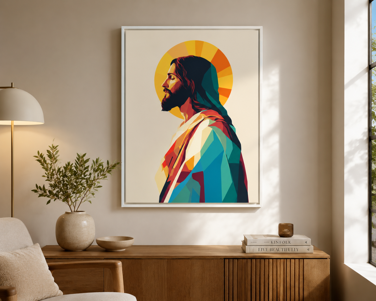 Quadro RELIGIOSO Cristo Abstarto
