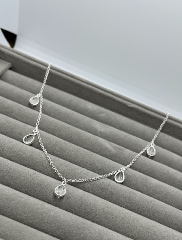 Colar Cartier 5 Gotas Crystal - #5