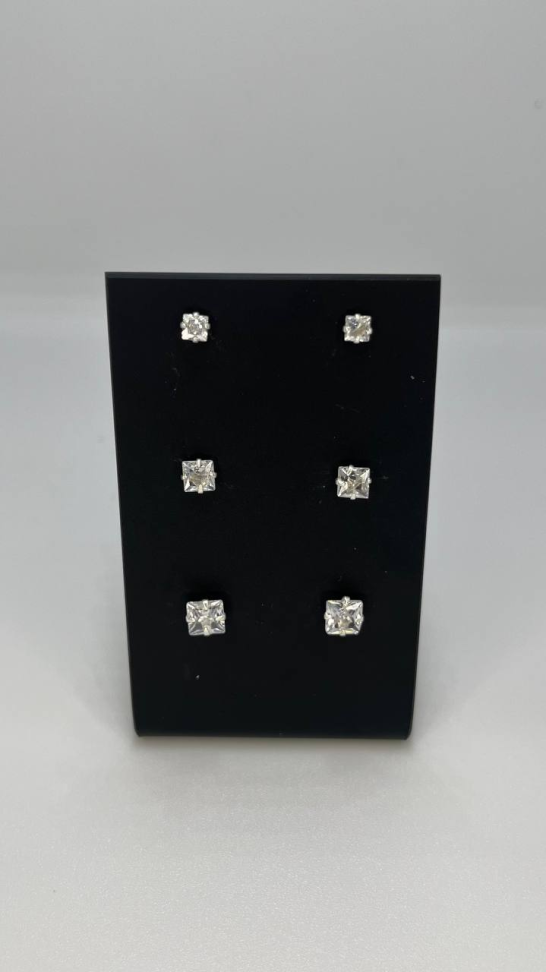Trio Quadrado Crystal