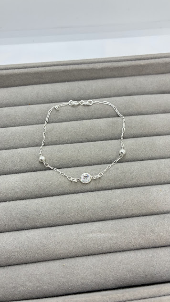 Pulseira Ponto de Luz Crystal - #4