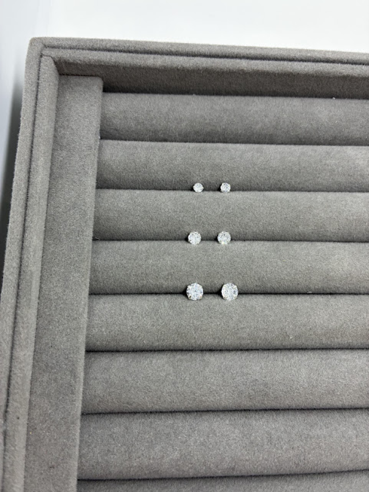 Trio Zirconia Redondo Crystal