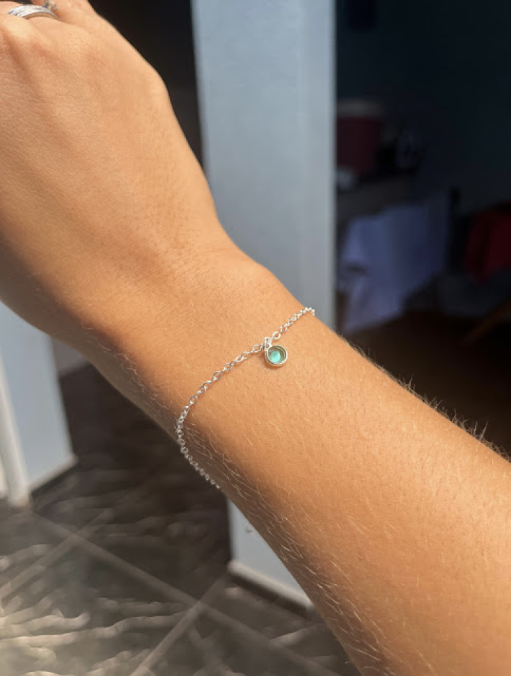 Pulseira Ponto de Luz Verde