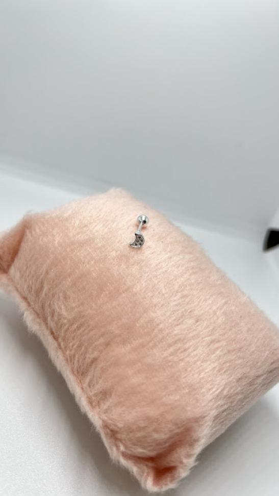 Piercing Lua Cravejado Helix