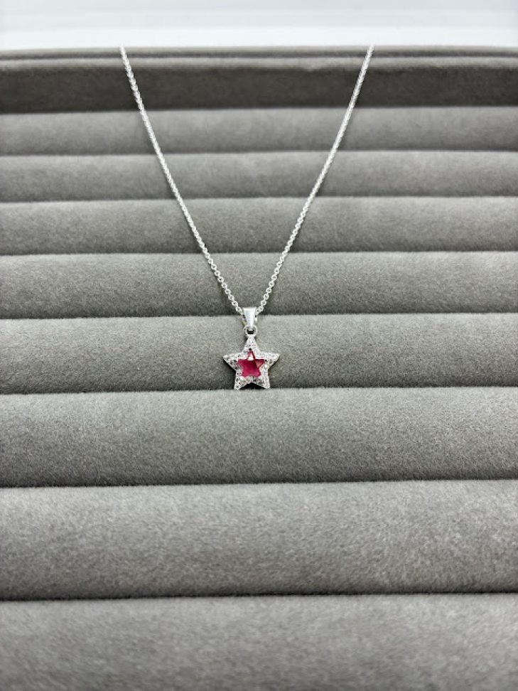 Conjunto Estrela Rose Cravejado - #3