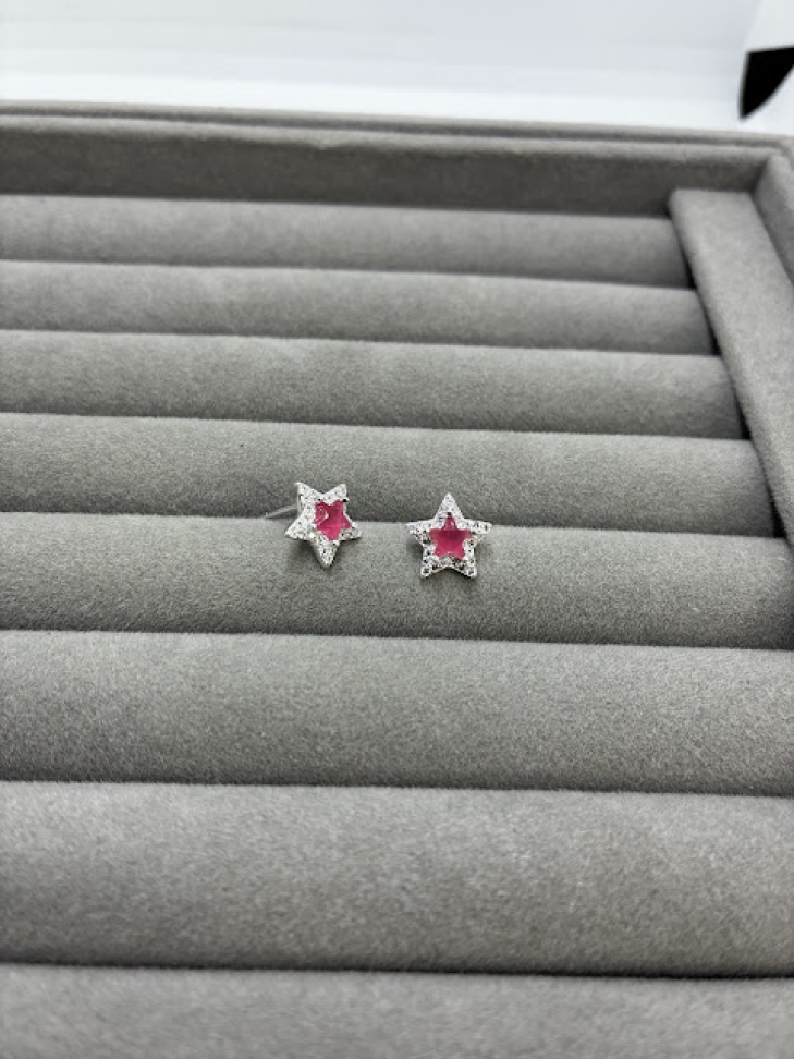 Conjunto Estrela Rose Cravejado - #5