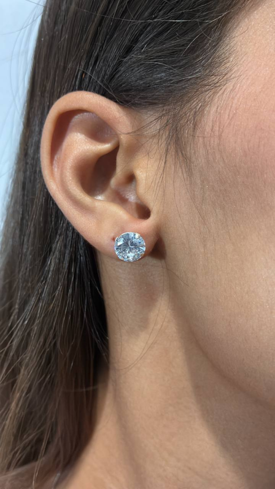 Brinco Crystal 10mm - #3