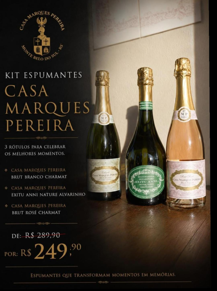 KIT ESPUMANTES CASA MARQUES PEREIRA