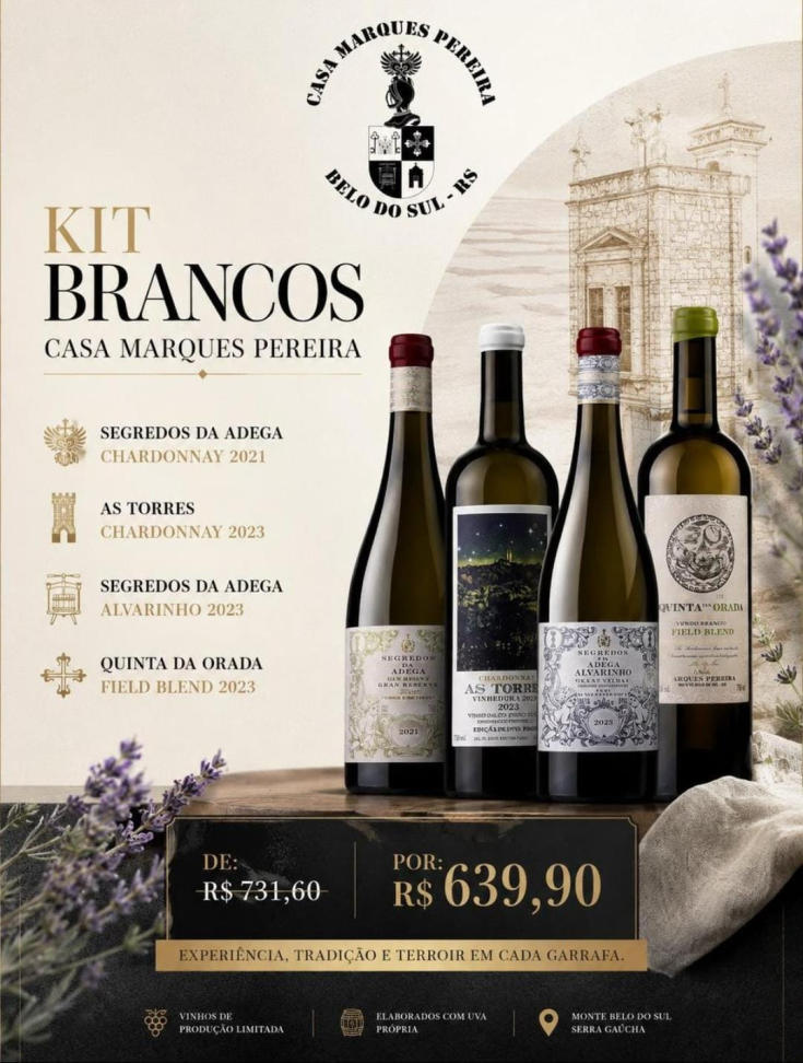 KIT BRANCOS CASA MARQUES PEREIRA