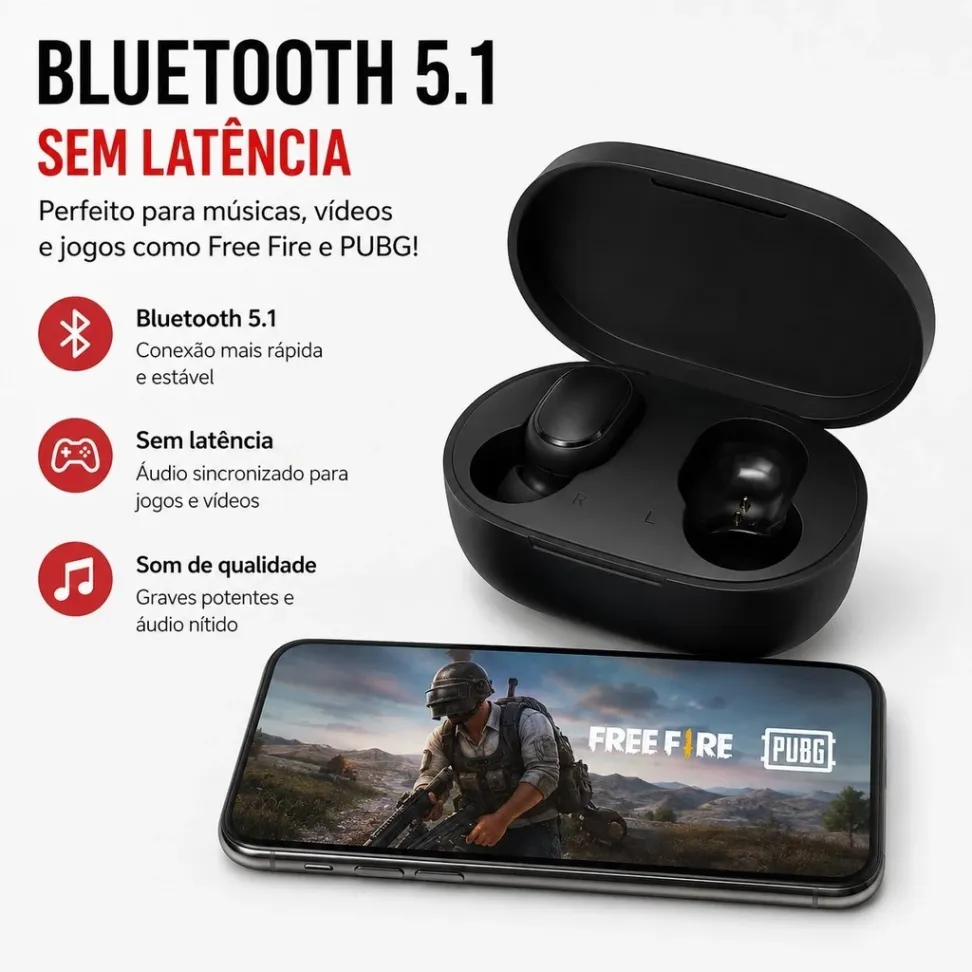 Fone ouvido Airdots 2 /S TWS Preto sem Fio Bluetooth 5.0 - #4