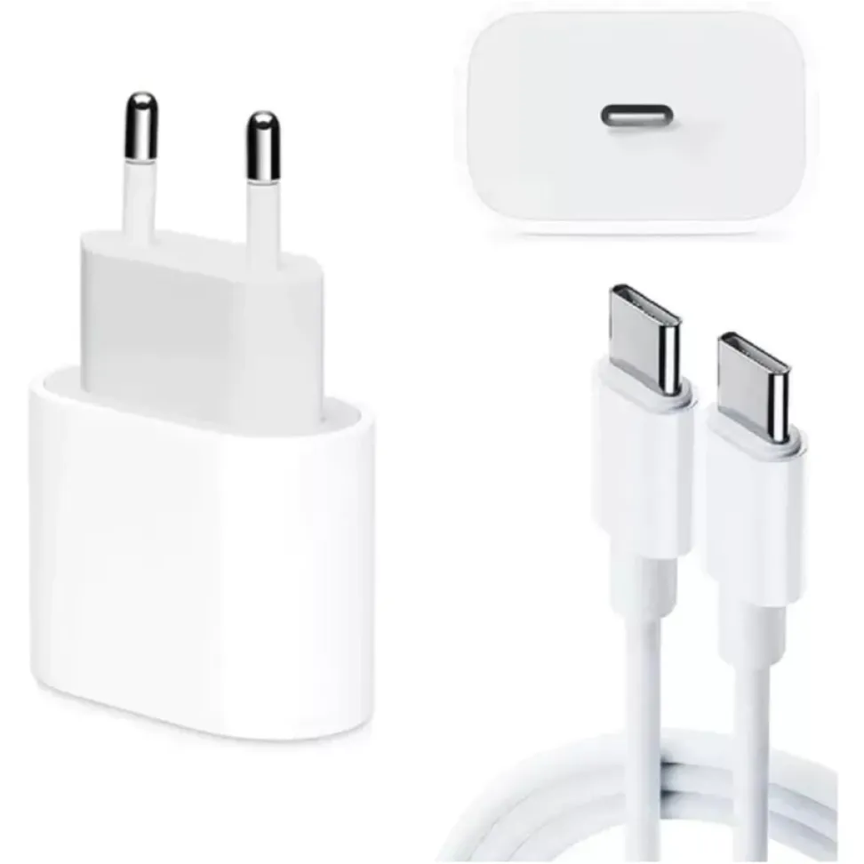 Carregador 35W iPhone 15/16/17 & Android Tipo C Turbo COMPLETO - #3