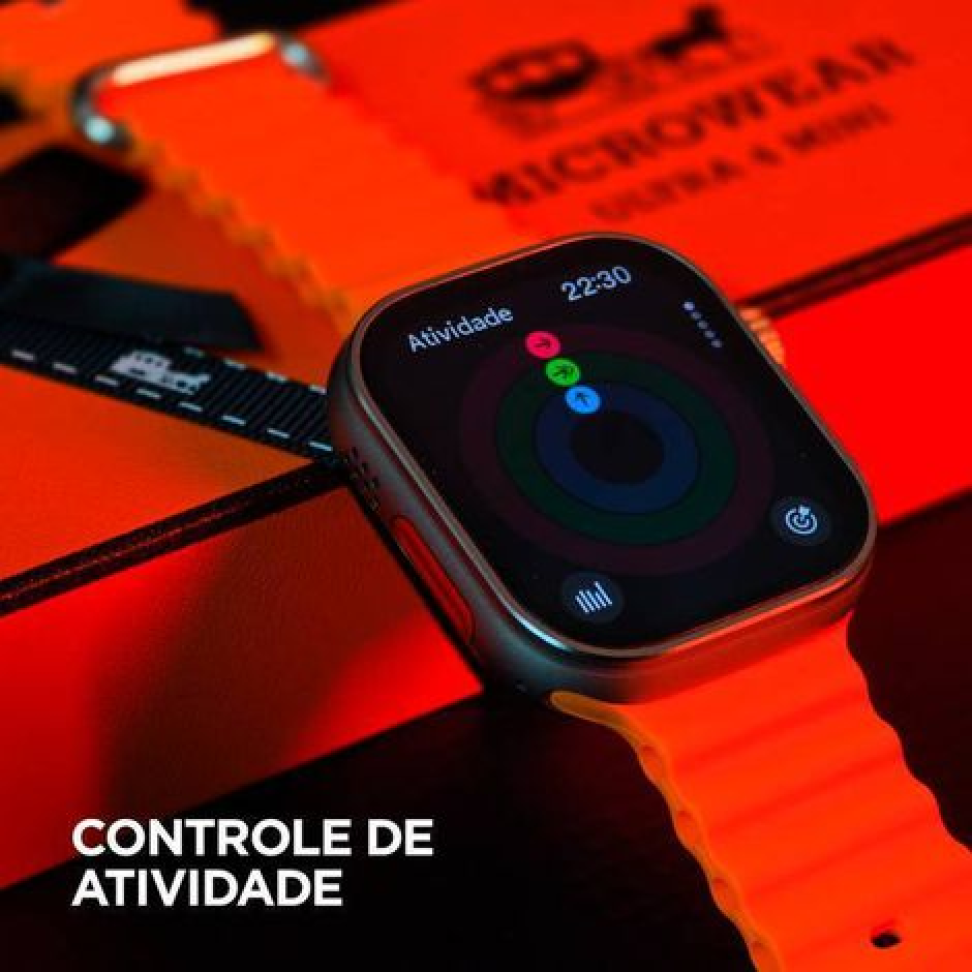 Smartwatch Microwear U4 Mini Série 10 | Compacto | Chamadas Bluetooth | IA ChatGPT | IP68 - #4