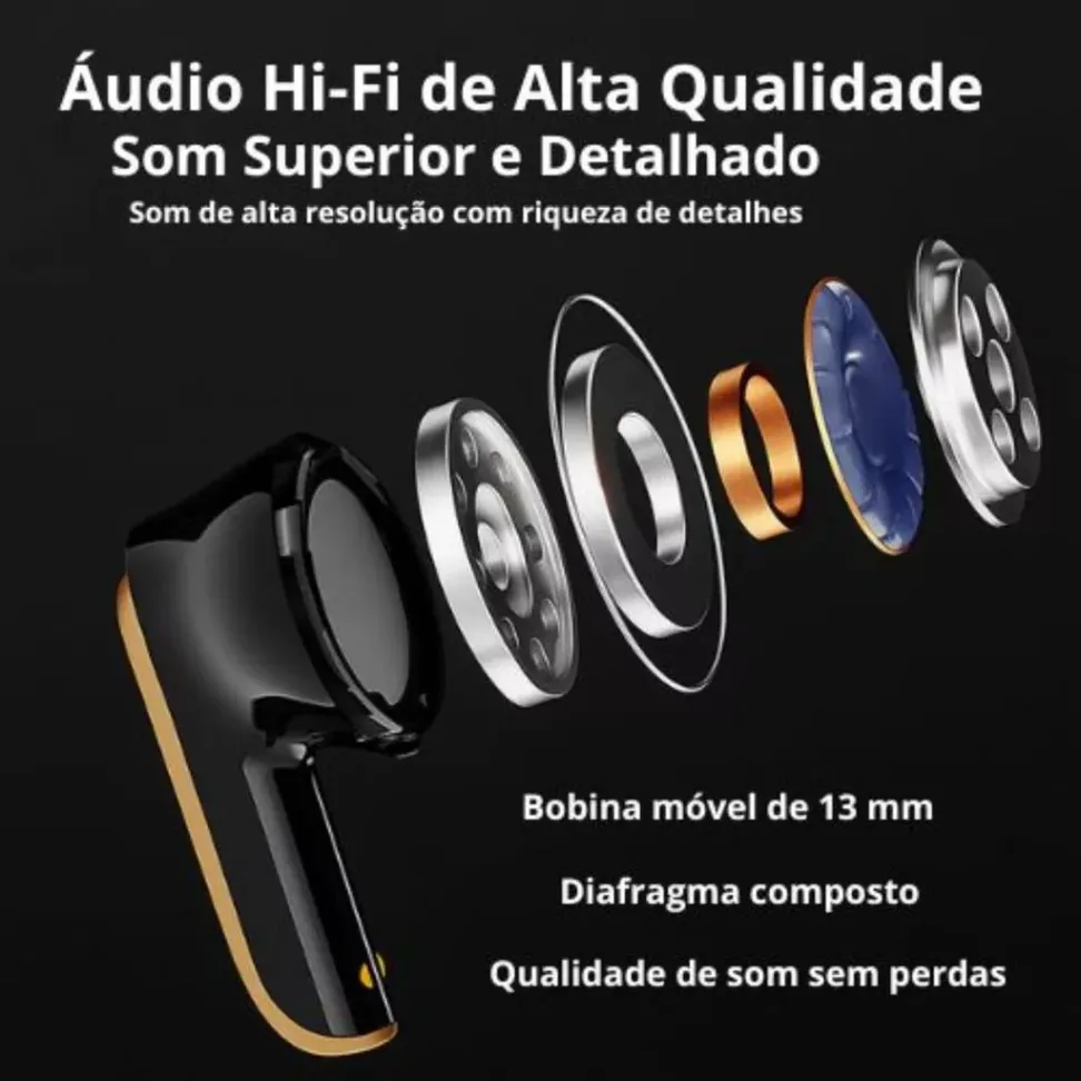 Fone Fone Gamer Baixa Latência | Bluetooth 5.0, Intra-auricular e Microfone Embutido - #5