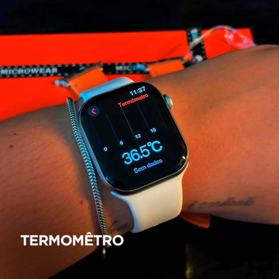 WATCH 11 PRO MINI MICROWEAR | SÉRIES 11 | WHATSAPP | AMOLED | 1GB