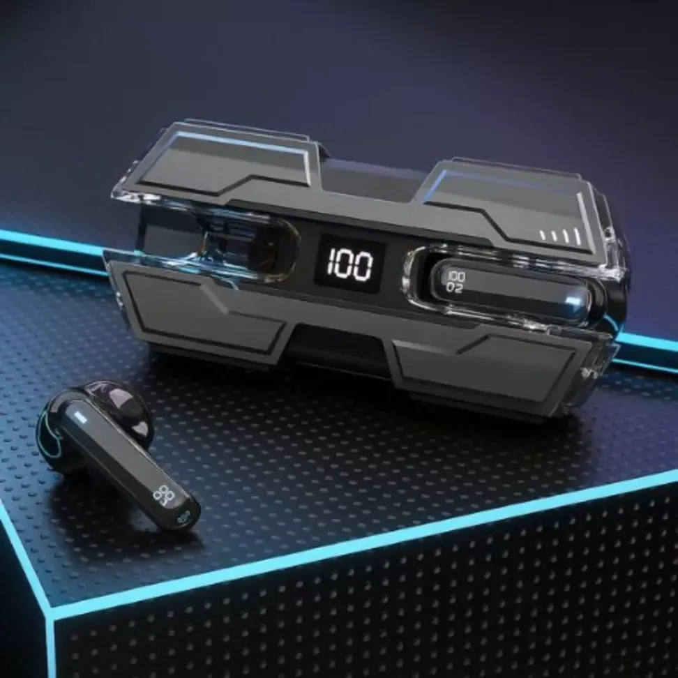Fone Fone Gamer Baixa Latência | Bluetooth 5.0, Intra-auricular e Microfone Embutido