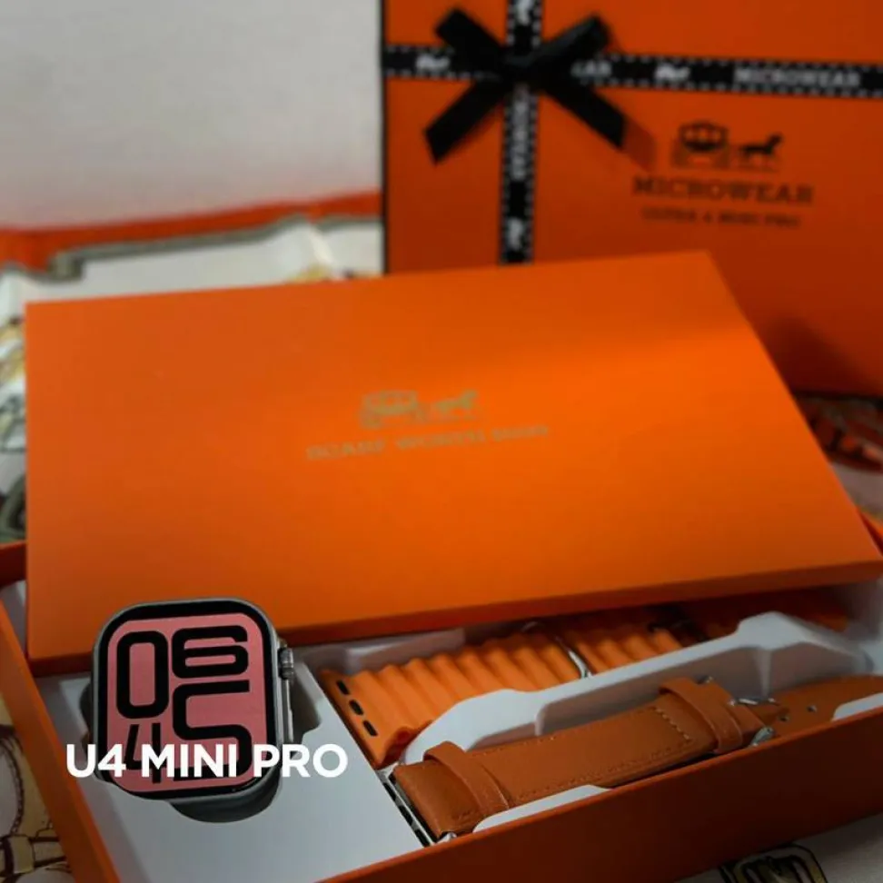 ULTRA 4 MINI PRO | MICROWEAR ULTRA | IP68 | TELA AMOLED HD | 1GB DE ARMAZENAMENTO