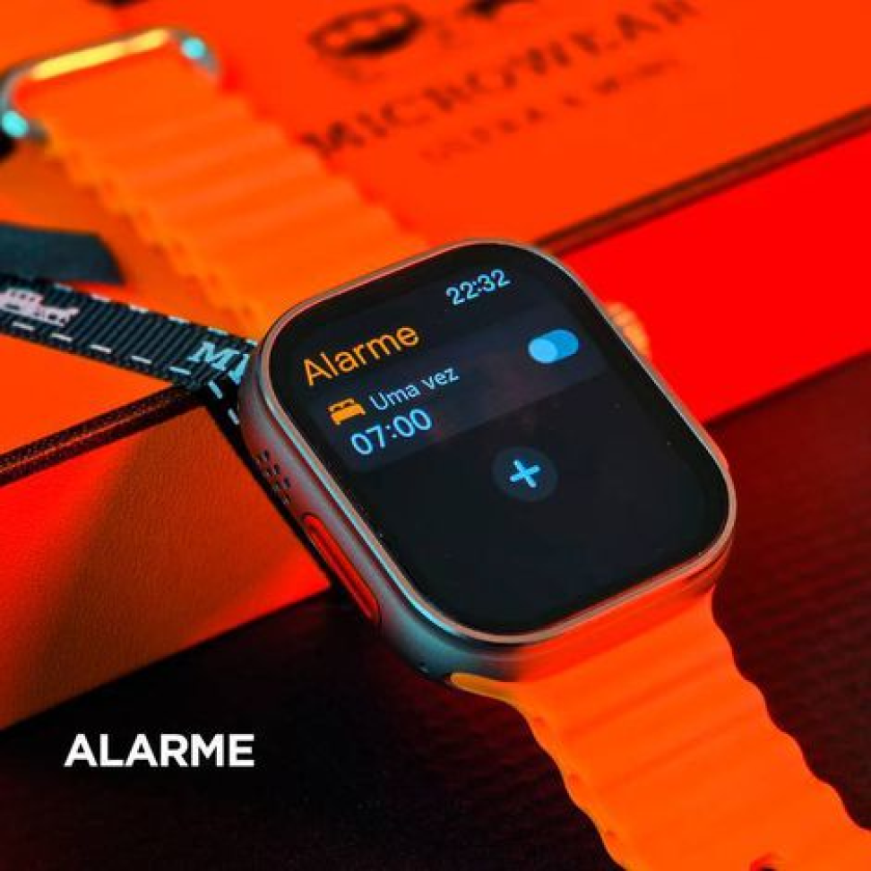 Smartwatch Microwear U4 Mini Série 10 | Compacto | Chamadas Bluetooth | IA ChatGPT | IP68