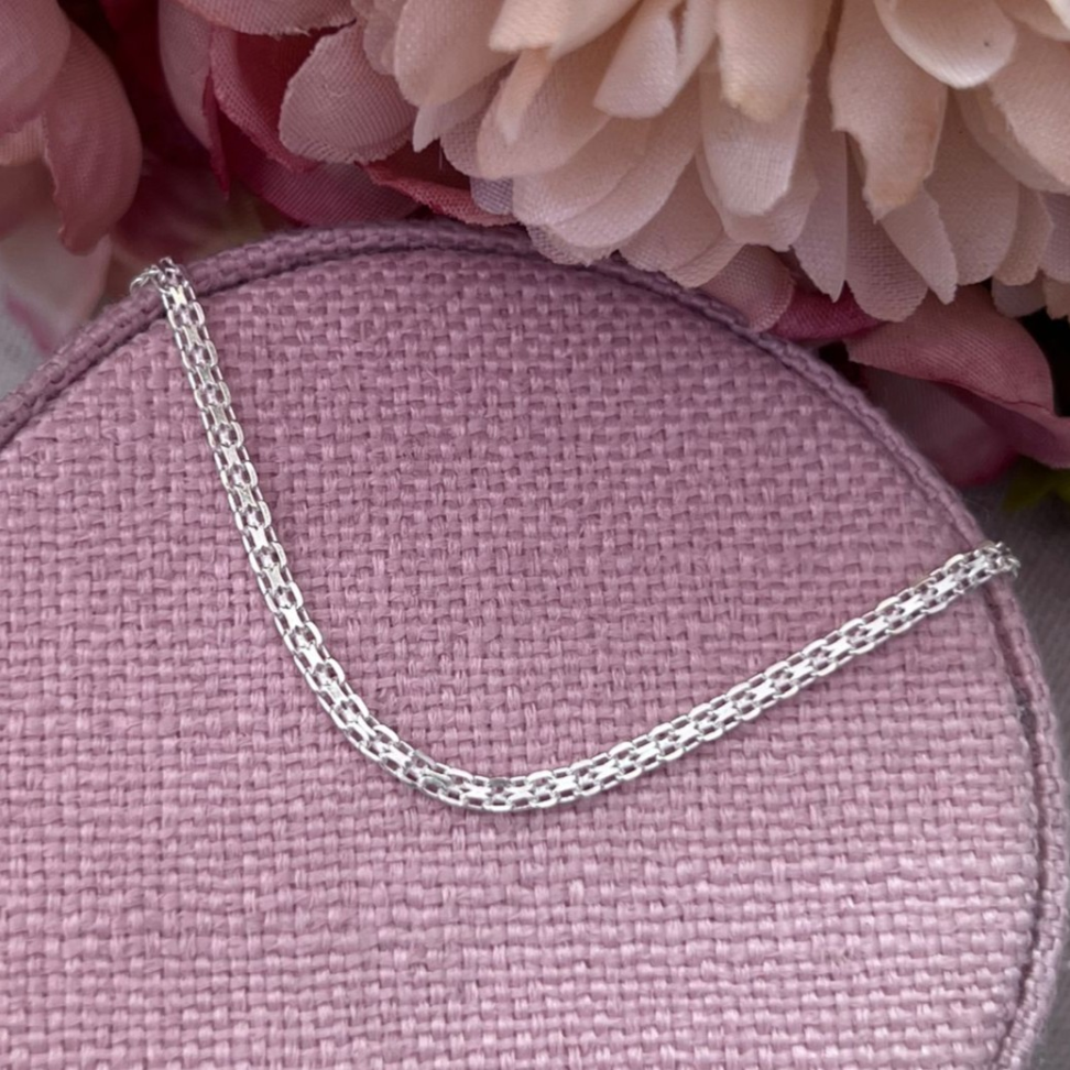 Choker Bismark 40cm 2mm em prata 925