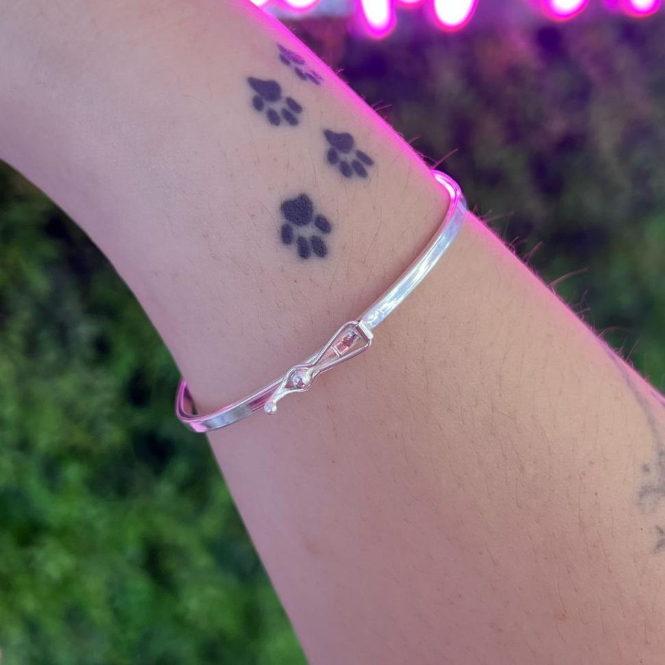 Bracelete Liso Fio Quadrado - 2 mm