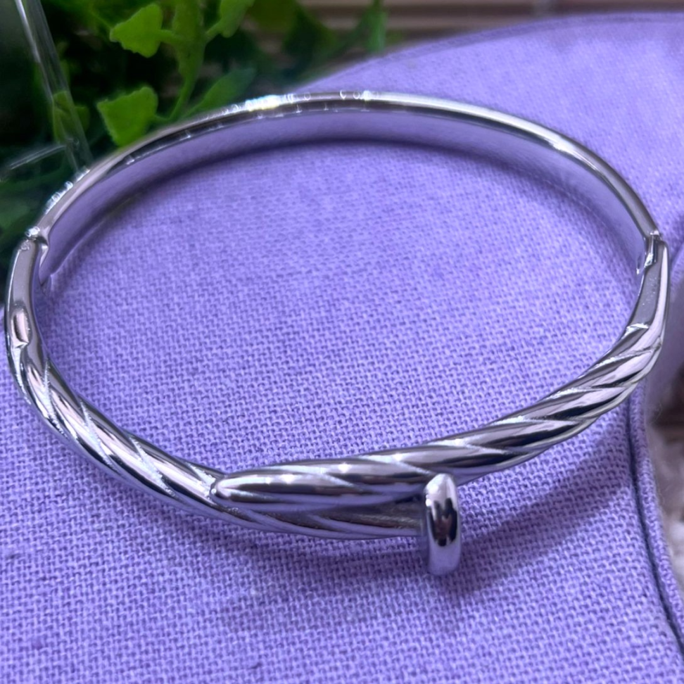 Bracelete Prego em Aço Inox