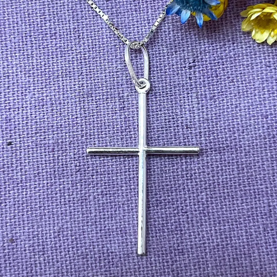 Pingente Crucifixo Frente e Verso 21x30mm