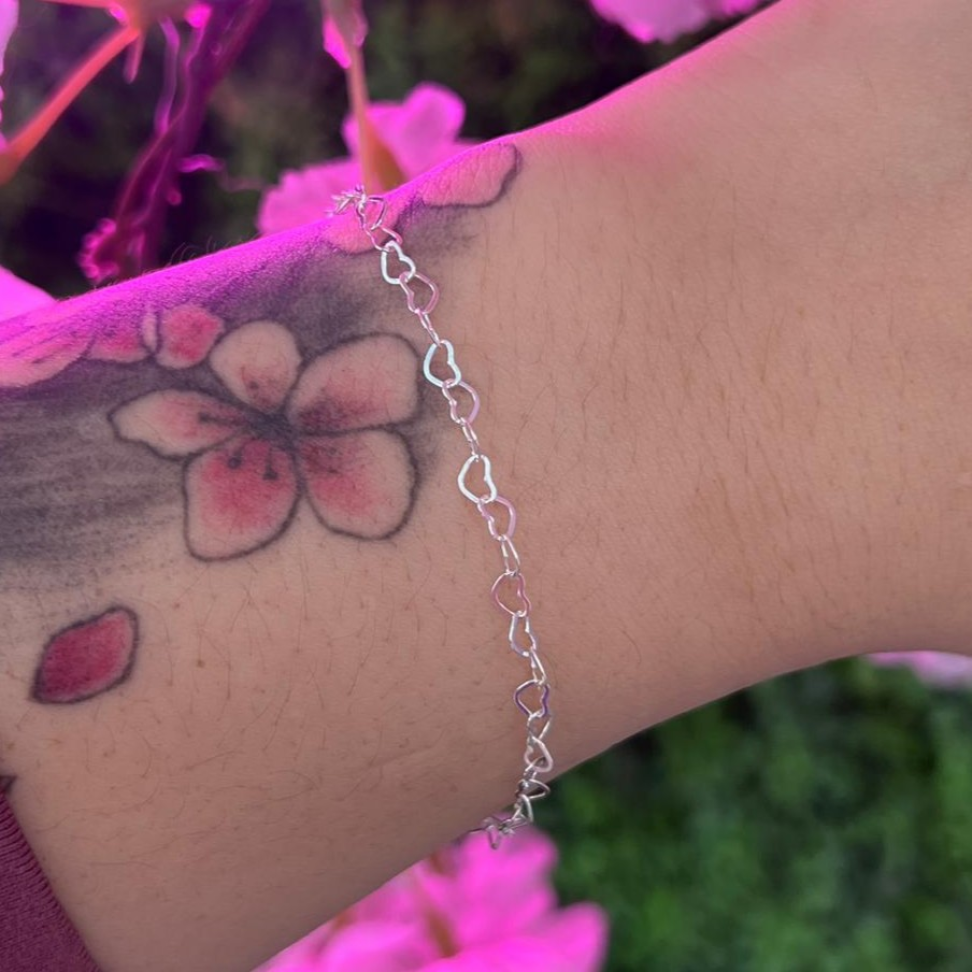 Pulseira Trama Coração