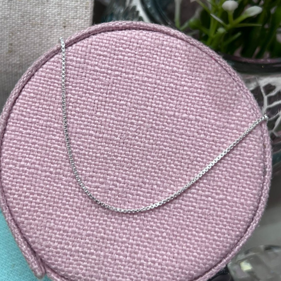 Corrente Veneziana V15 - 40cm em Prata 925