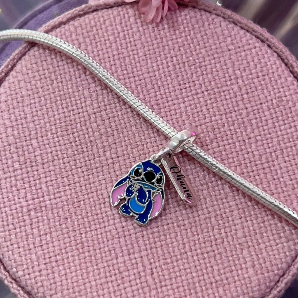 Berloque Stitch Resina Ohana